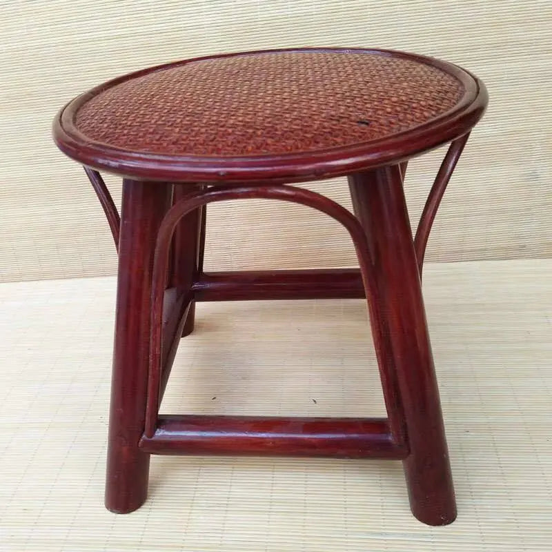 Bamboo Stool Handwoven Handmade Traditional Coffee Tea Dining Stool Artwork everythingbamboo