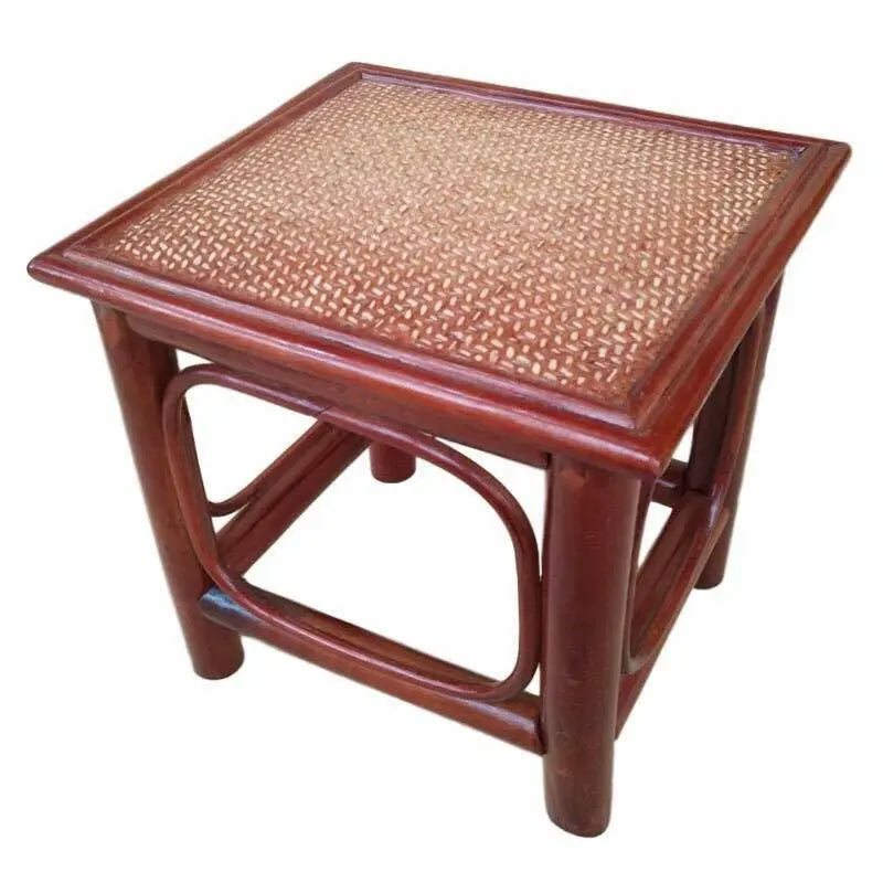 Bamboo Stool Handwoven Handmade Traditional Coffee Tea Dining Stool Artwork everythingbamboo