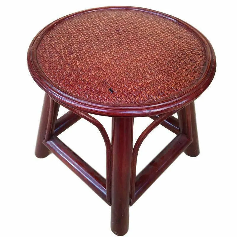 Bamboo Stool Handwoven Handmade Traditional Coffee Tea Dining Stool Artwork everythingbamboo