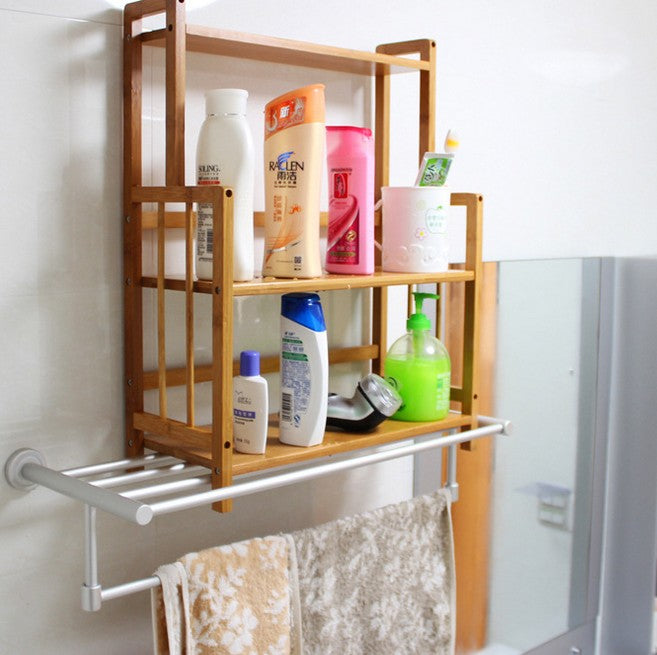 Bamboo Storage Shelf Rack Holder Organizer Kitchen Bathroom Cabinet ...