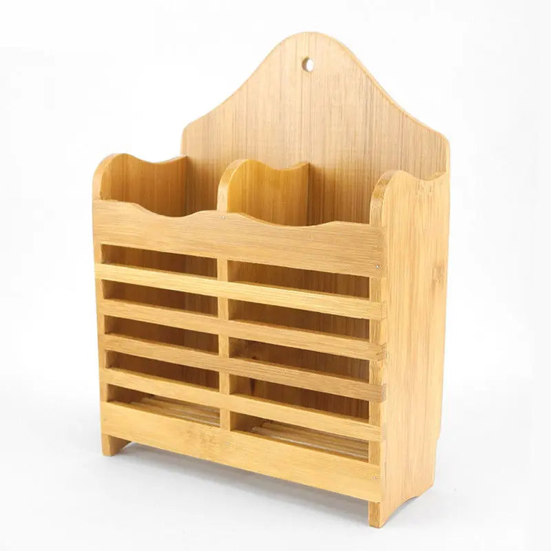 Bamboo Wooden Chopsticks Holder Box Storage Light Strong Elegant Decoration everythingbamboo