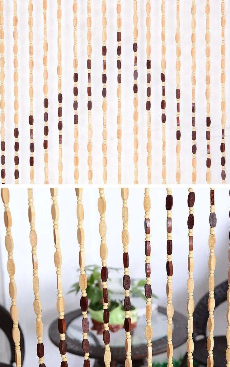 Bamboo Wooden Door Curtain Blinds Fly Bug Screen Nice Decoration Room Divider everythingbamboo