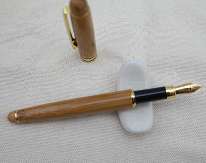 Bamboo Wooden Pen Chinese Bamboo art writing pen Stationary perfect gift 竹制钢笔 everythingbamboo