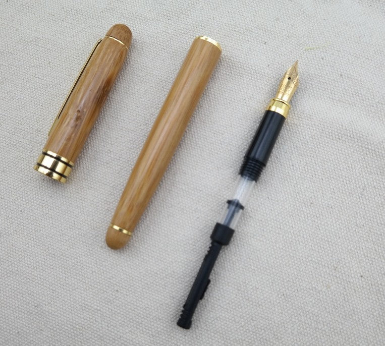 Bamboo Wooden Pen Chinese Bamboo art writing pen Stationary perfect gift 竹制钢笔 everythingbamboo