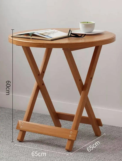 Bamboo Wooden Table Square Or Round Foldable Dining Study Picnic In or Outdoor竹桌 everythingbamboo