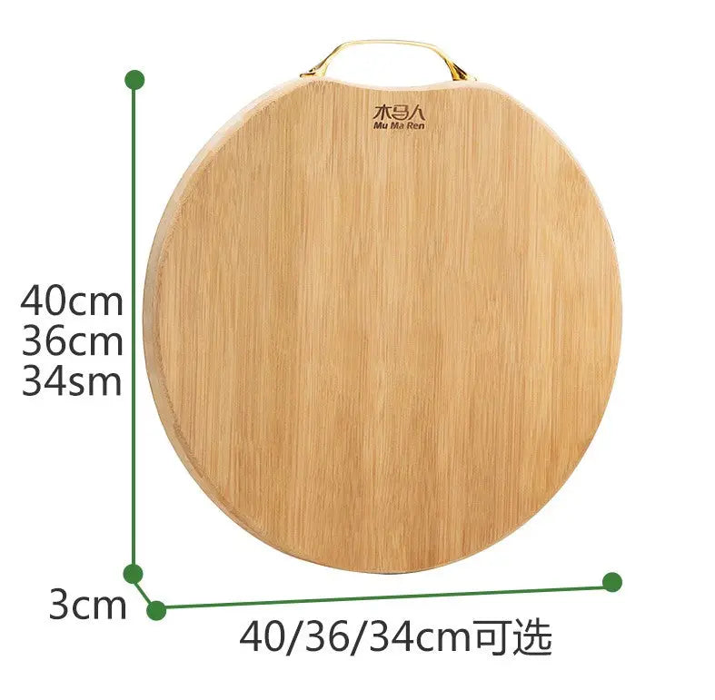 Bamboo Wooden Thicken Cutting Board Kitchen Chopping board with Handle everythingbamboo