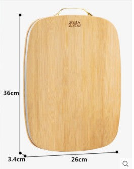 Bamboo Wooden Thicken Cutting Board Kitchen Chopping board with Handle everythingbamboo