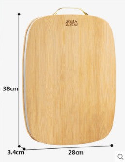 Bamboo Wooden Thicken Cutting Board Kitchen Chopping board with Handle everythingbamboo