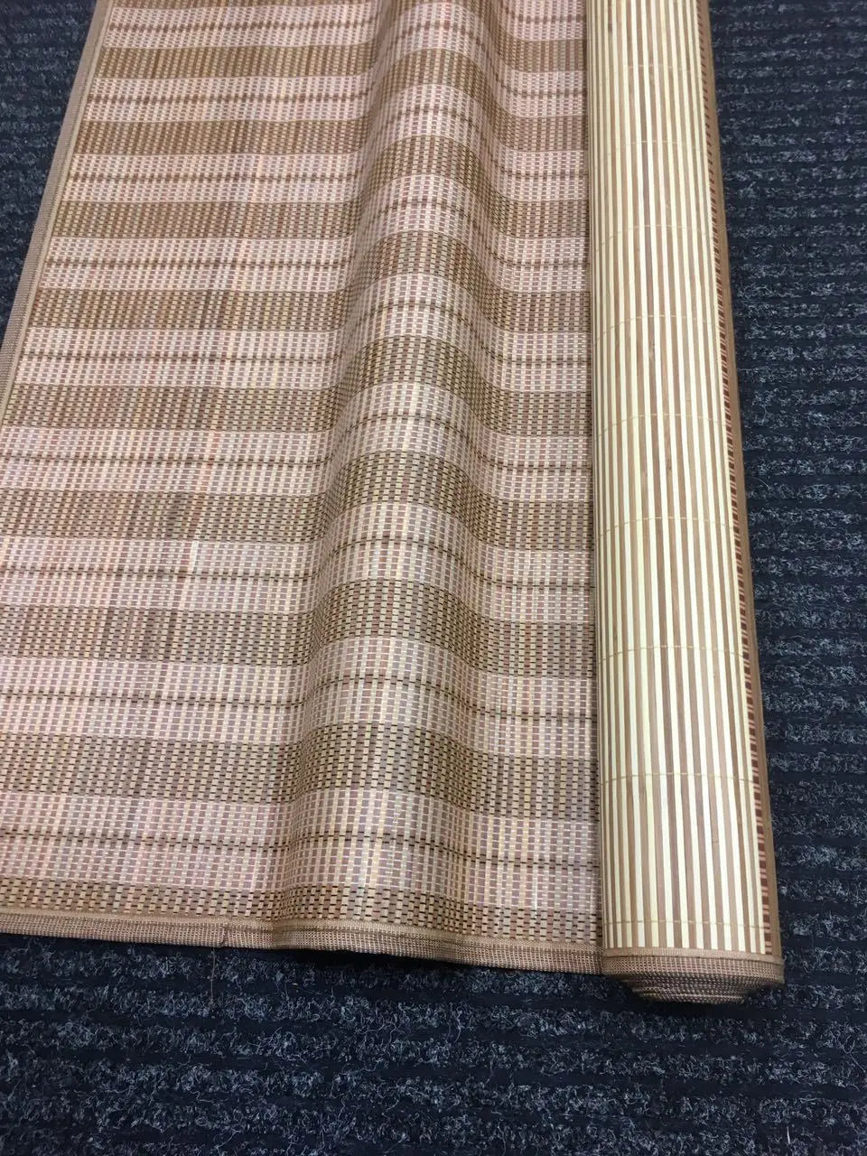 Bamboo sleeping mat foldable both size sheet rug floor mat wall 双面折叠金砖系列竹席凉席 everythingbamboo