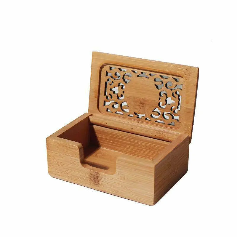 Cards Holder Bamboo Hand Carved Business Card Holder Case Office Business everythingbamboo