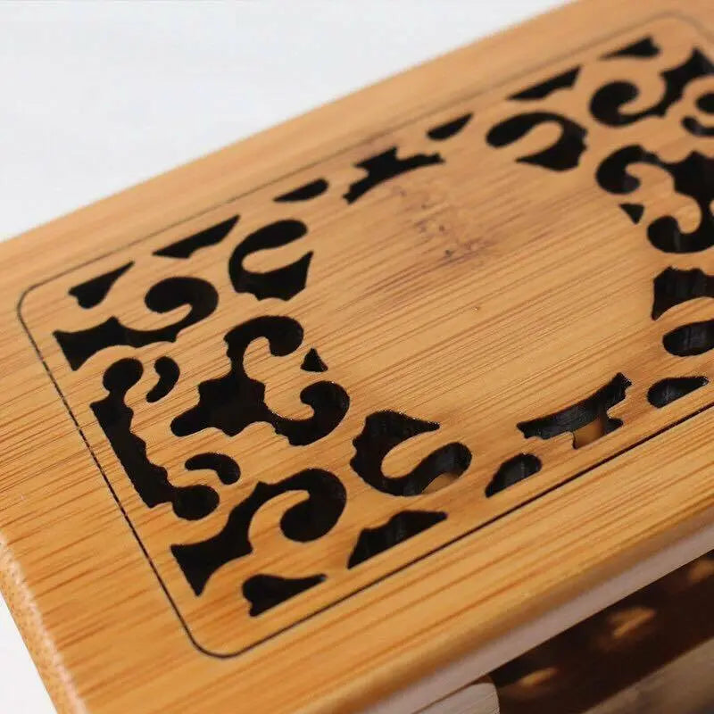 Cards Holder Bamboo Hand Carved Business Card Holder Case Office Business everythingbamboo