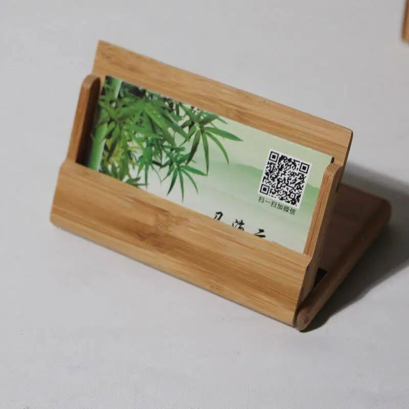 Cards Holder Bamboo Hand Carved Business Card Holder Case Office Business everythingbamboo