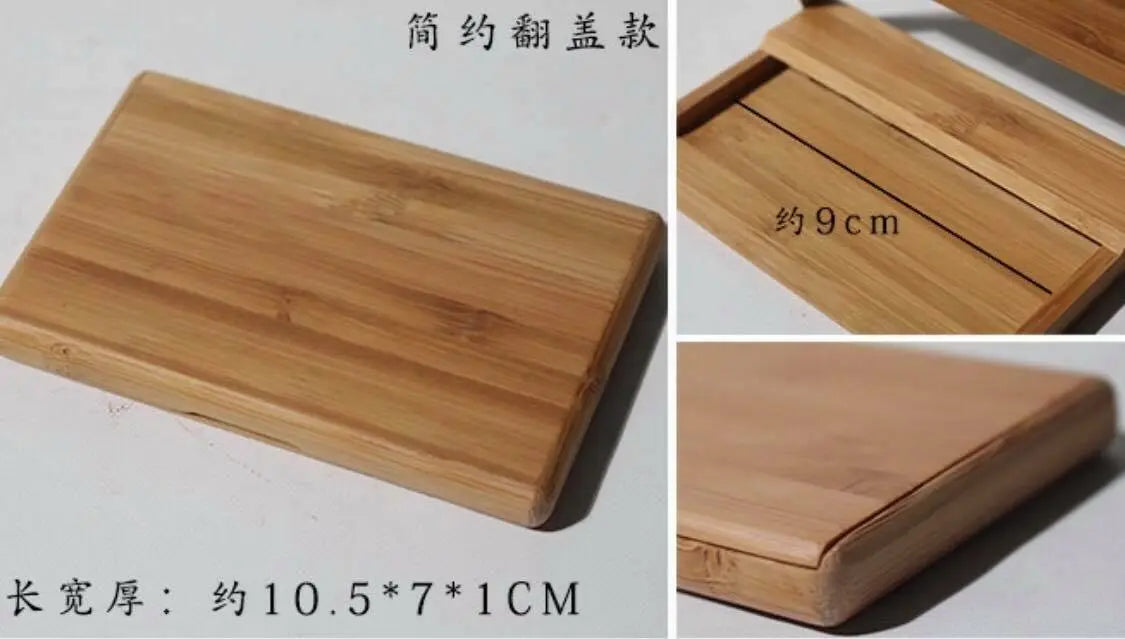 Cards Holder Bamboo Hand Carved Business Card Holder Case Office Business everythingbamboo