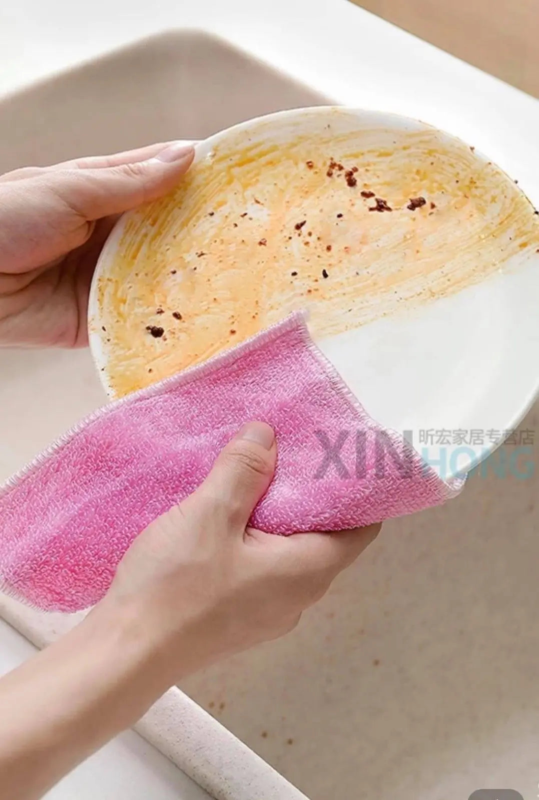 Cleaning Cloth Rags Towels Bamboo Fiber Soft Absorbent Kitchen Cleaning 竹纤维洗碗巾 everythingbamboo