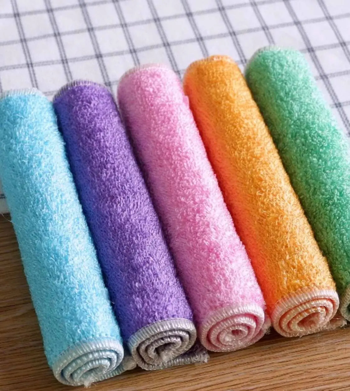 Cleaning Cloth Rags Towels Bamboo Fiber Soft Absorbent Kitchen Cleaning 竹纤维洗碗巾 everythingbamboo
