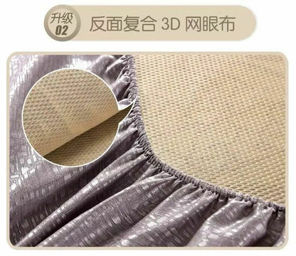 Cool Summer Bed Sheet Mat With Cover And Pillow Cases Soft Bingsi 夏季冰丝软凉席三件套 everythingbamboo
