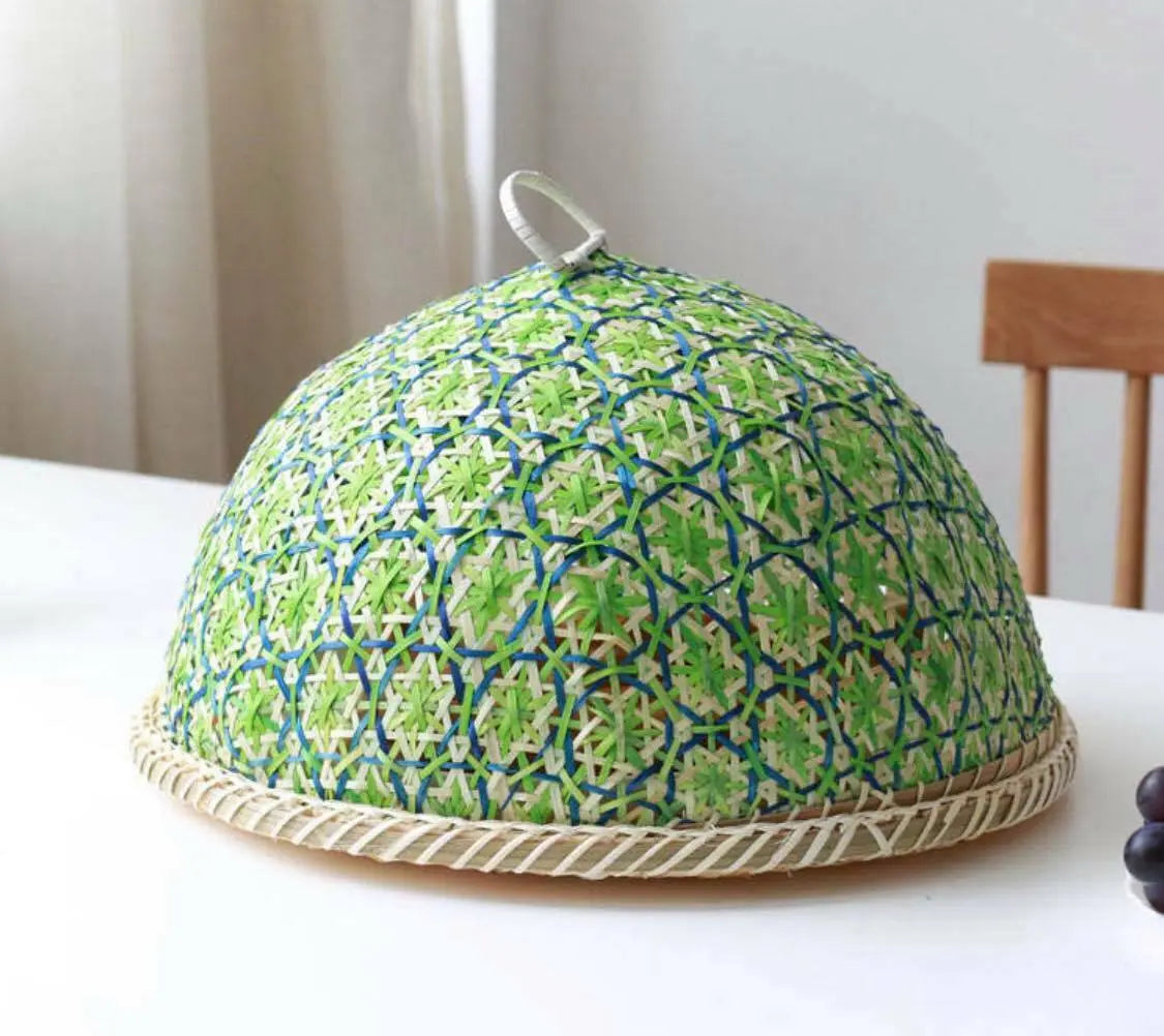 Food Cover Bamboo Handwoven Bread Food Fruit Cover Prevent Insect Multi Use Cute everythingbamboo