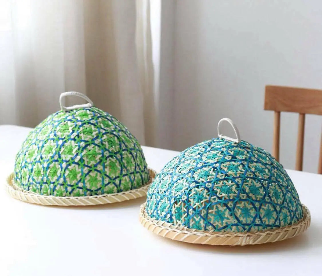 Food Cover Bamboo Handwoven Bread Food Fruit Cover Prevent Insect Multi Use Cute everythingbamboo