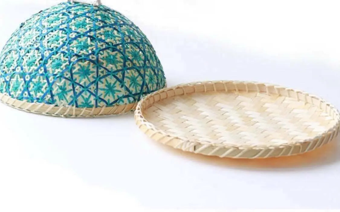 Food Cover Bamboo Handwoven Bread Food Fruit Cover Prevent Insect Multi Use Cute everythingbamboo