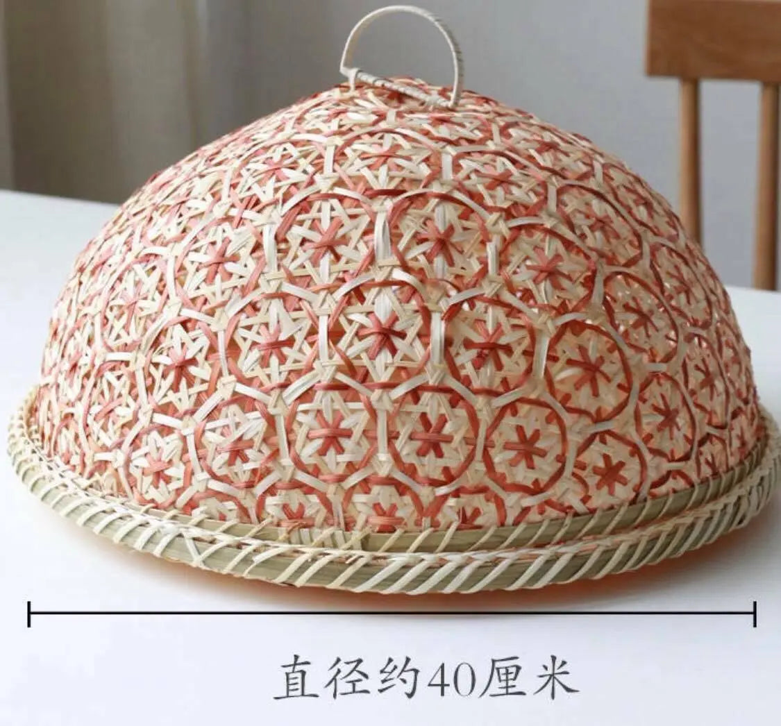 Food Cover Bamboo Handwoven Bread Food Fruit Cover Prevent Insect Multi Use Cute everythingbamboo