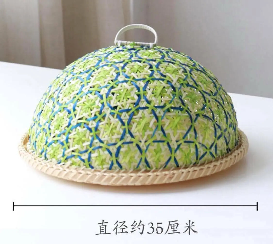 Food Cover Bamboo Handwoven Bread Food Fruit Cover Prevent Insect Multi Use Cute everythingbamboo