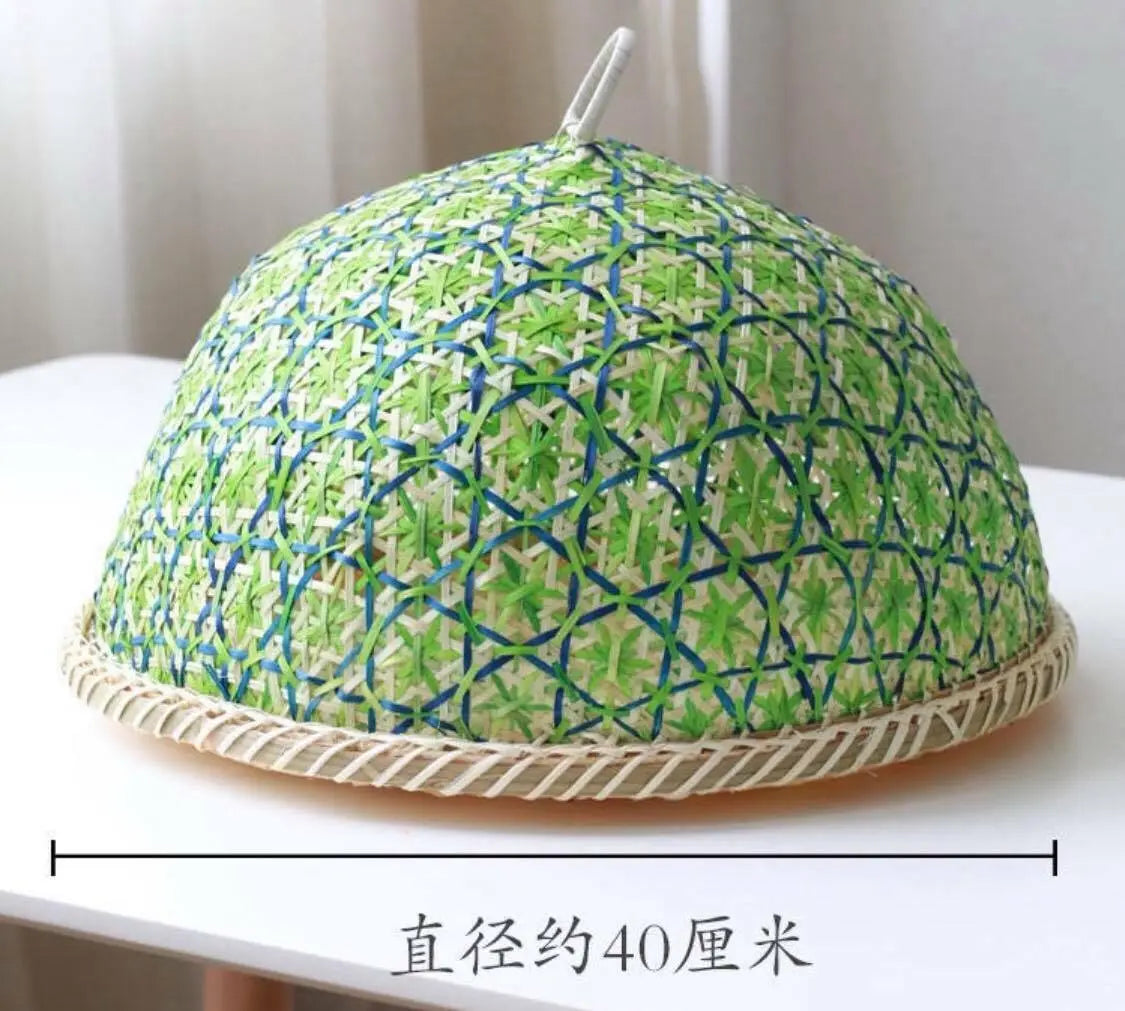 Food Cover Bamboo Handwoven Bread Food Fruit Cover Prevent Insect Multi Use Cute everythingbamboo