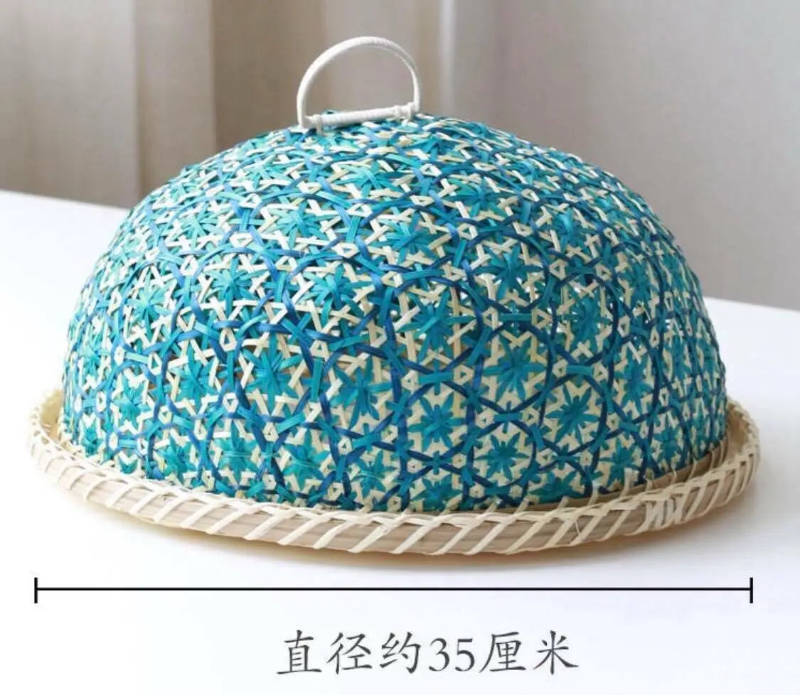 Food Cover Bamboo Handwoven Bread Food Fruit Cover Prevent Insect Multi Use Cute everythingbamboo