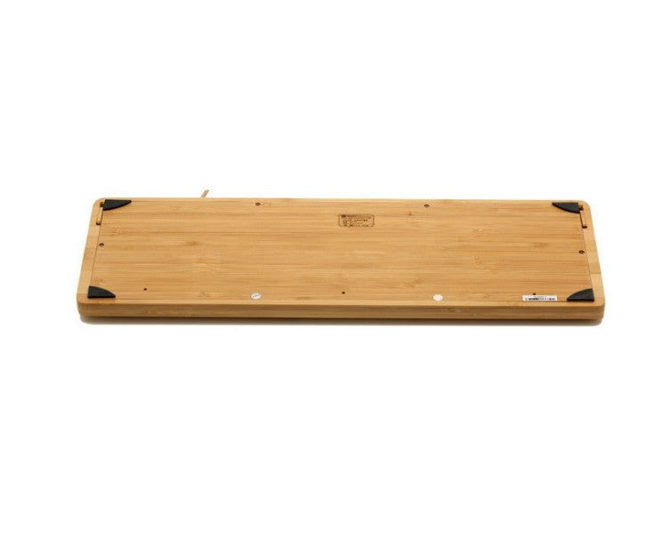 Handmade Bamboo Wooden Keyboard 3 areas Wired Multimedia Healthy Eco Friendly everythingbamboo
