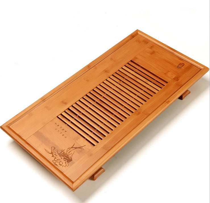 Large Bamboo Wooden tea tray coffee tray Natural bamboo root carving 天然竹制根雕茶盘 everythingbamboo