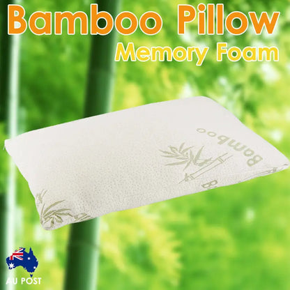 Luxury Bamboo Fiber Memory Foam bamboo Pillow Fabric 54cmx36cm standard size everythingbamboo