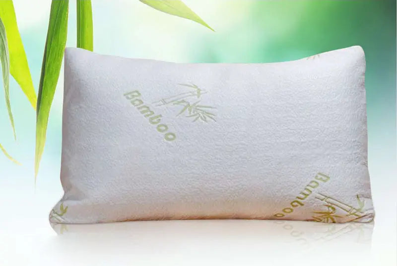 Luxury Bamboo Fiber Memory Foam bamboo Pillow Fabric 54cmx36cm standard size everythingbamboo