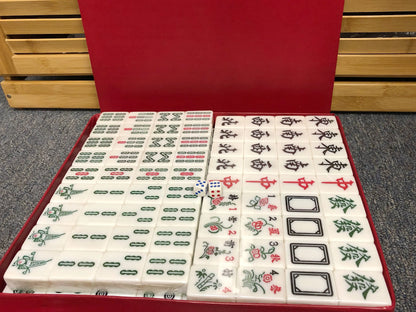 MahJong Set Game Brand New Large Bamboo Style 竹丝麻将 everythingbamboo