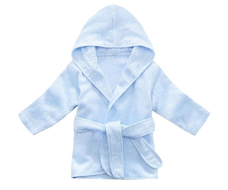 Natural bamboo fiber bathrobes soft and absorbant for baby 0-18 month  婴儿竹纤维浴袍 everythingbamboo