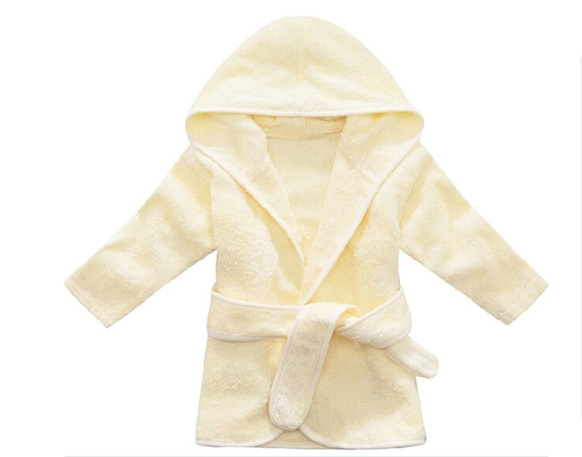 Natural bamboo fiber bathrobes soft and absorbant for baby 0-18 month  婴儿竹纤维浴袍 everythingbamboo