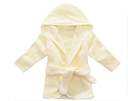 Natural bamboo fiber bathrobes soft and absorbant for baby 0-18 month  婴儿竹纤维浴袍 everythingbamboo