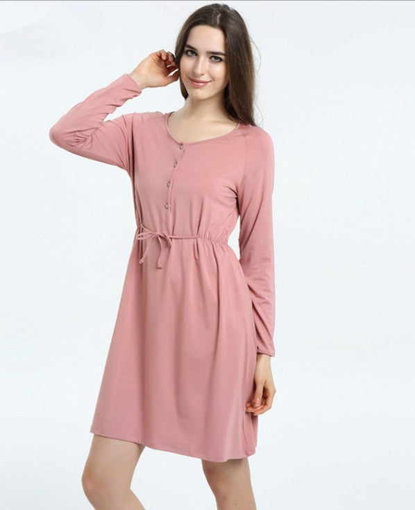 Natural bamboo fiber sleepwear soft comfortable long sleeve ladies 女士竹纤维睡衣睡袍 everythingbamboo