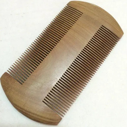 One Piece Natural Sandalwood Comb Fine Toothed healthy Comb both sizes 密梳子 Unbranded