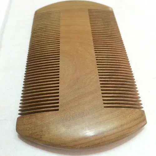 One Piece Natural Sandalwood Comb Fine Toothed healthy Comb both sizes 密梳子 Unbranded