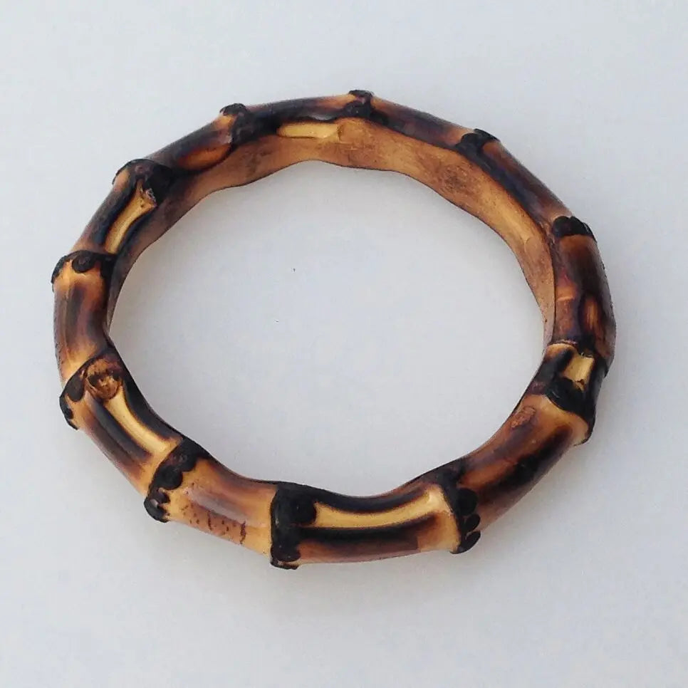 One piece Hand made bamboo wristband bracelet natutal bamboo root unisex 手工竹手环 everythingbamboo