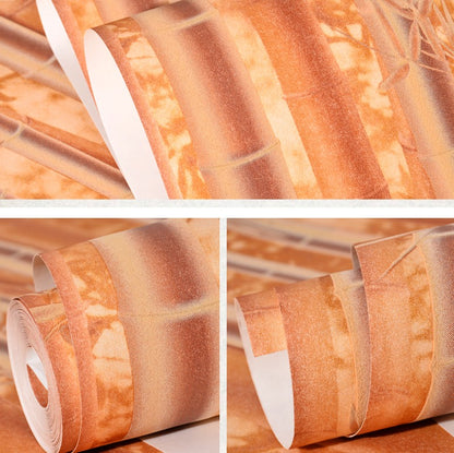 One roll 0.53m x 10m Wallpaper Wall Paper Cloth Sticks 3D Bamboo forest Natual Everythingbamboo