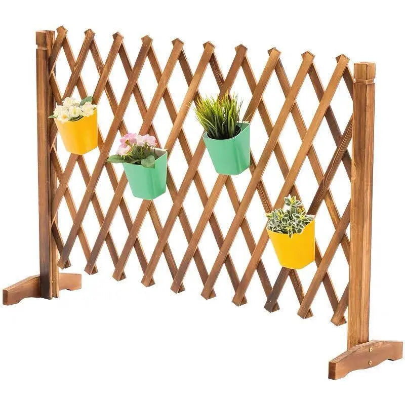 Plant Holder Plant Organiser Wooden Foldable Rack Space Saving Balcony ...