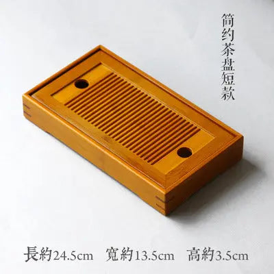 Premium Bamboo Tea Tray Gongfu Tea Coffee Serving Tray Handmade everythingbamboo