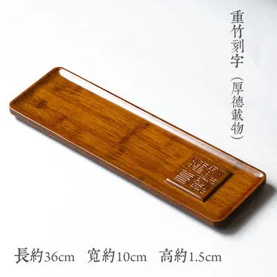 Premium Bamboo Tea Tray Gongfu Tea Coffee Serving Tray Handmade everythingbamboo