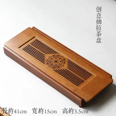 Premium Bamboo Tea Tray Gongfu Tea Coffee Serving Tray Handmade everythingbamboo