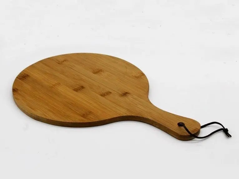Round BAMBOO SERVING TRAY pizza plate chopping board heat insulation light firm everythingbamboo