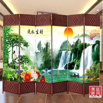 Screen Room Divider Folding Bamboo Frame 4 to 6 Leaf Privacy Screen Beautiful 屏风 everythingbamboo