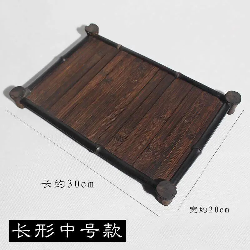 Serving Tray Natural Bamboo Handcrafted Handmade Coffee Tea Food Drinks Plate everythingbamboo