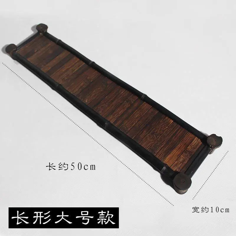 Serving Tray Natural Bamboo Handcrafted Handmade Coffee Tea Food Drinks Plate everythingbamboo