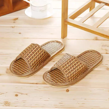 Summer Women Men Casual Home Rattan Slipper Sandal Bamboo Linen Slippers Shoes BSH01 Unbranded