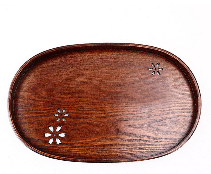 WOODEN SERVING TRAY Sakura Tea Coffee Table Breakfast Gift Present New Everythingbamboo